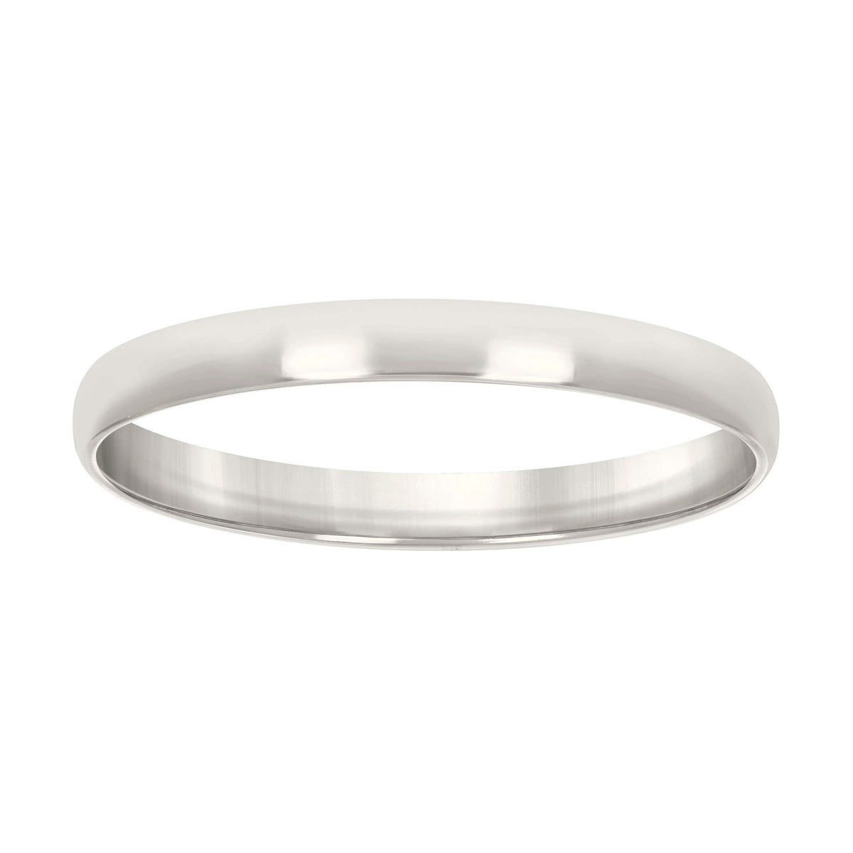 925 Sterling Silver Unisex Flat 3mm Comfort Fit Wedding Band Ring Size 11
