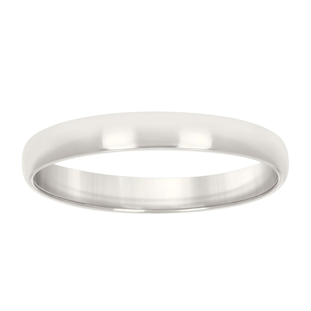 925 Sterling Silver Mens Comfort Fit Wedding Band 4mm Ring