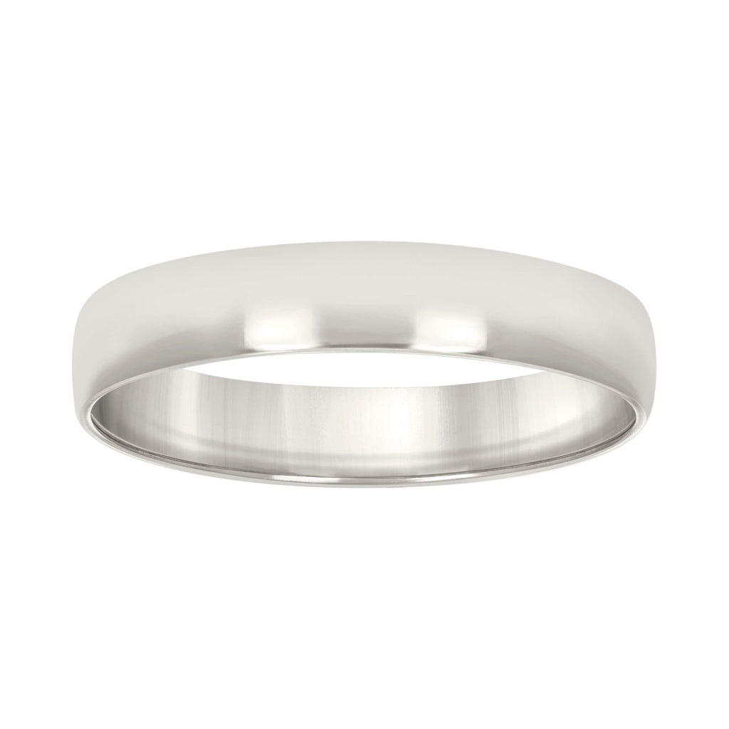 925 Sterling Silver Mens Comfort Fit Wedding Band 5mm Ring