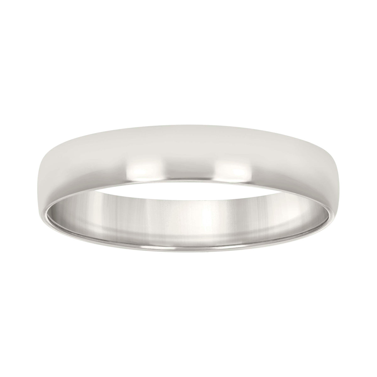 925 Sterling Silver Mens Comfort Fit Wedding Band 5mm Ring