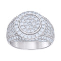 925 Sterling Silver Mens 2.67ct Moissanite Fashion Ring Size 9