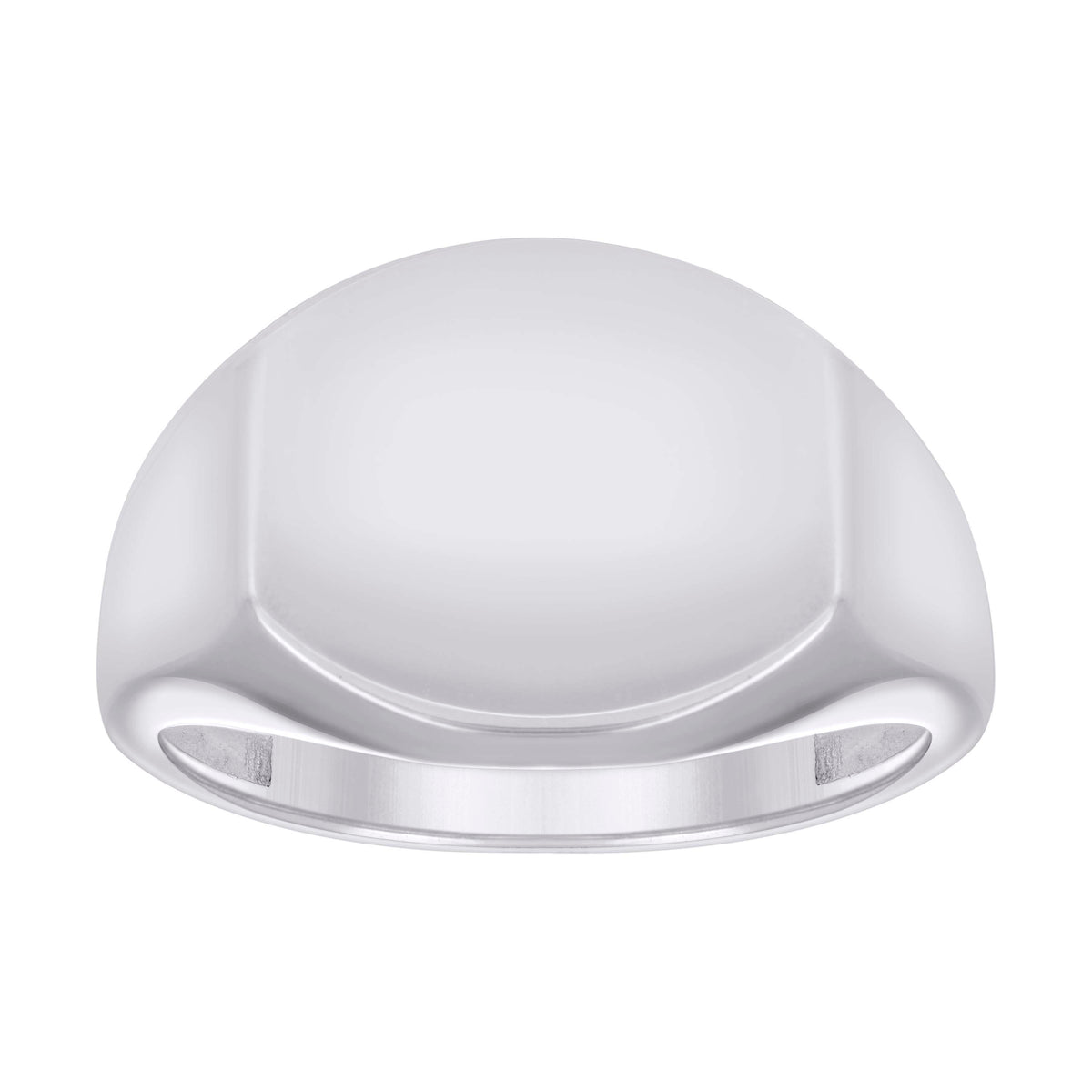 925 Sterling Silver Unisex Signet Ring Size 9