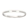 925 Sterling Silver Womens Comfort Fit Wedding Band 2mm Ring Size 11