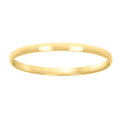 925 Sterling Silver Yellow-tone Womens Comfort Fit Wedding Band 2mm Ring Size 9