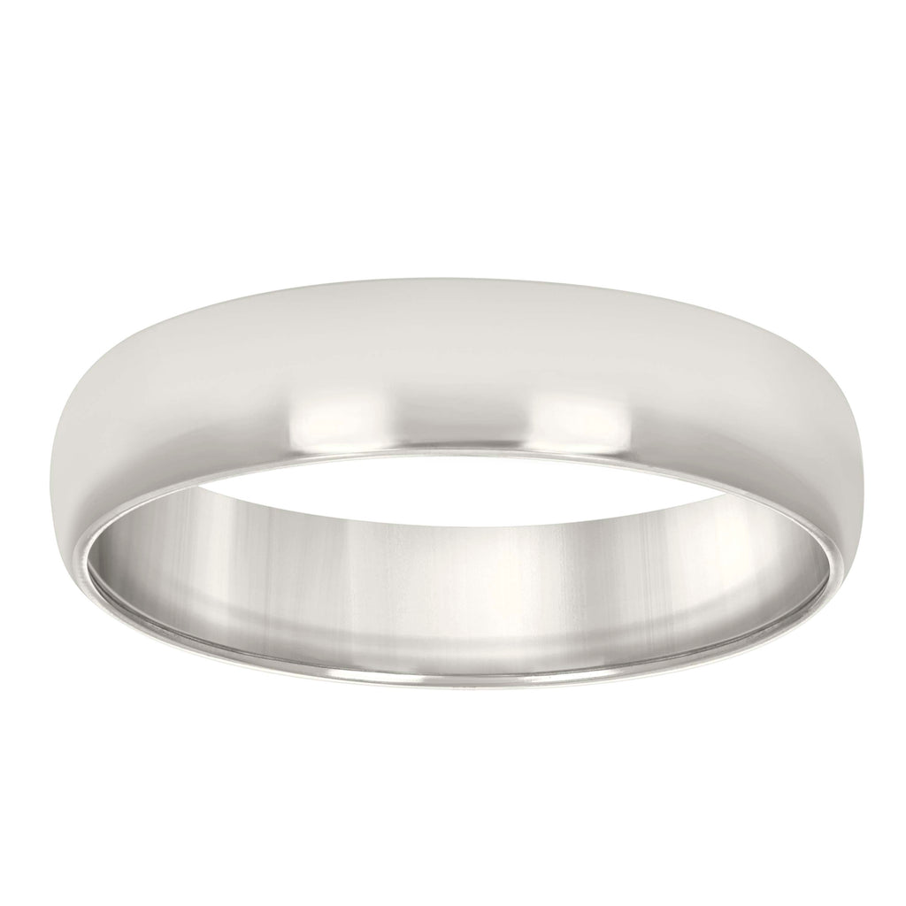 925 Sterling Silver Mens Comfort Fit Wedding Band 6mm Ring Size 5