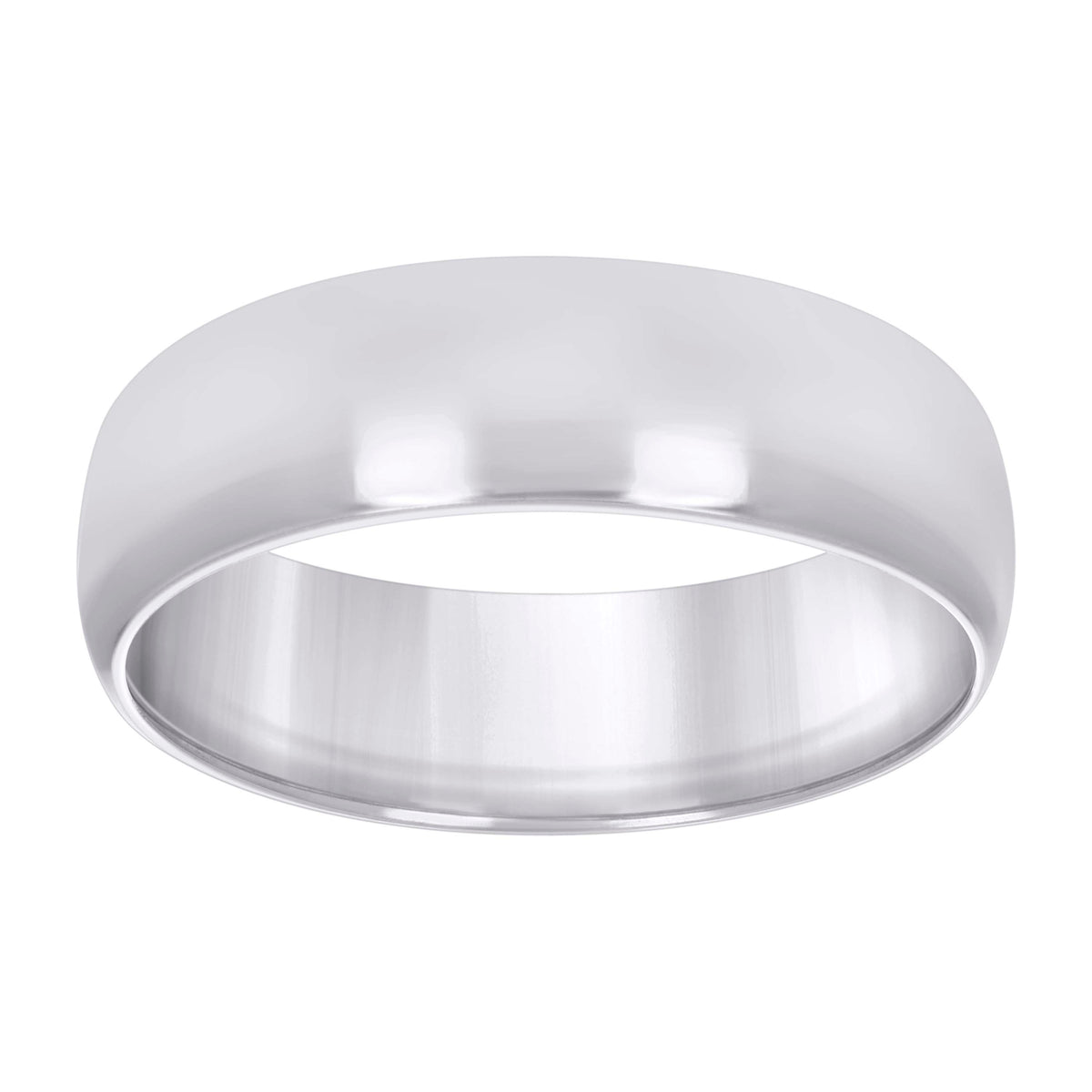 925 Sterling Silver Mens Comfort Fit Wedding Band 8mm Ring Size 13