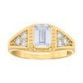 14K Gold Cubic Zirconia Ring