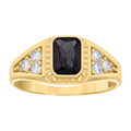14K Gold Cubic Zirconia Ring