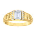 14K Gold Cubic Zirconia Ring
