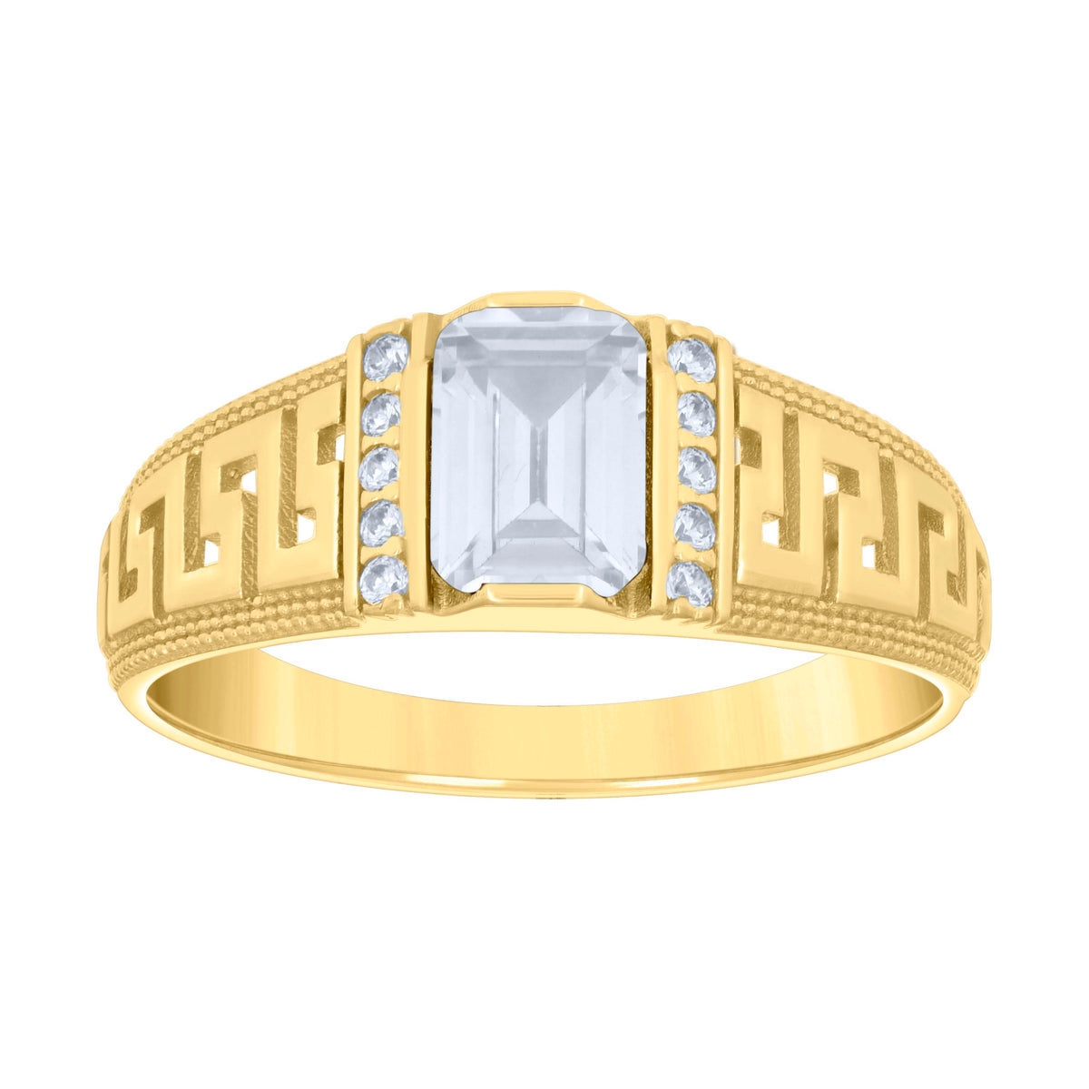 14K Gold Cubic Zirconia Ring