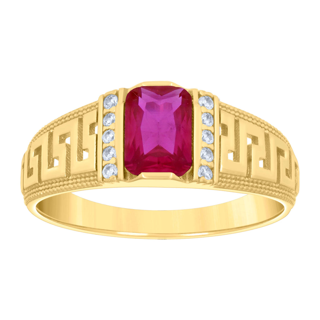 14K Gold Cubic Zirconia Ring