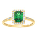 14K Gold Cubic Zirconia Ring