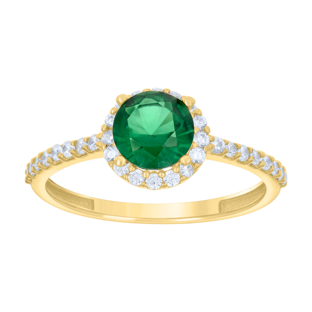 14K Gold Cubic Zirconia Ring