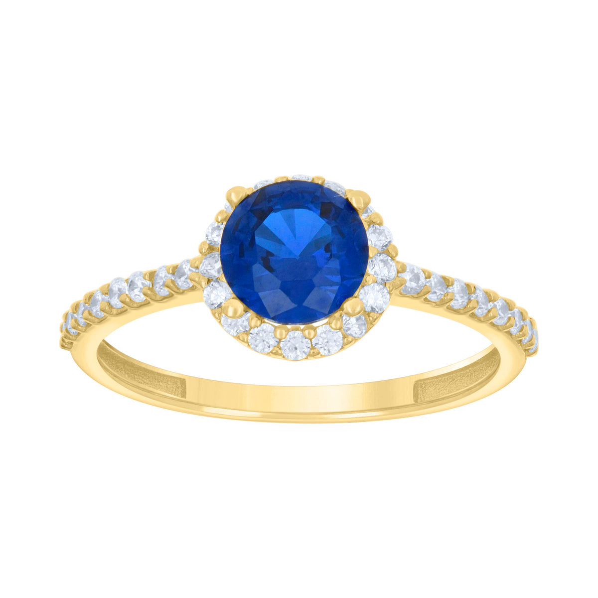 14K Gold Cubic Zirconia Ring