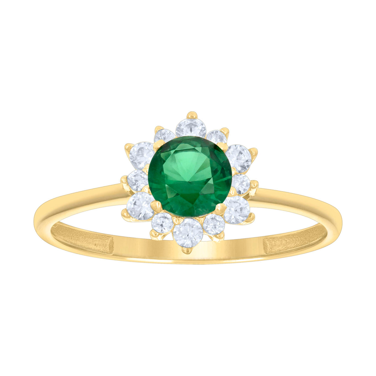 14K Gold Cubic Zirconia Ring