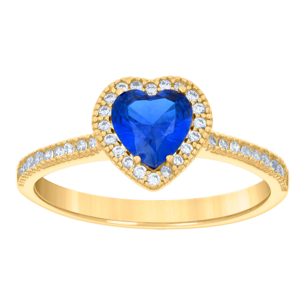 14K Gold Cubic Zirconia Ring
