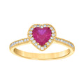 14K Gold Cubic Zirconia Ring