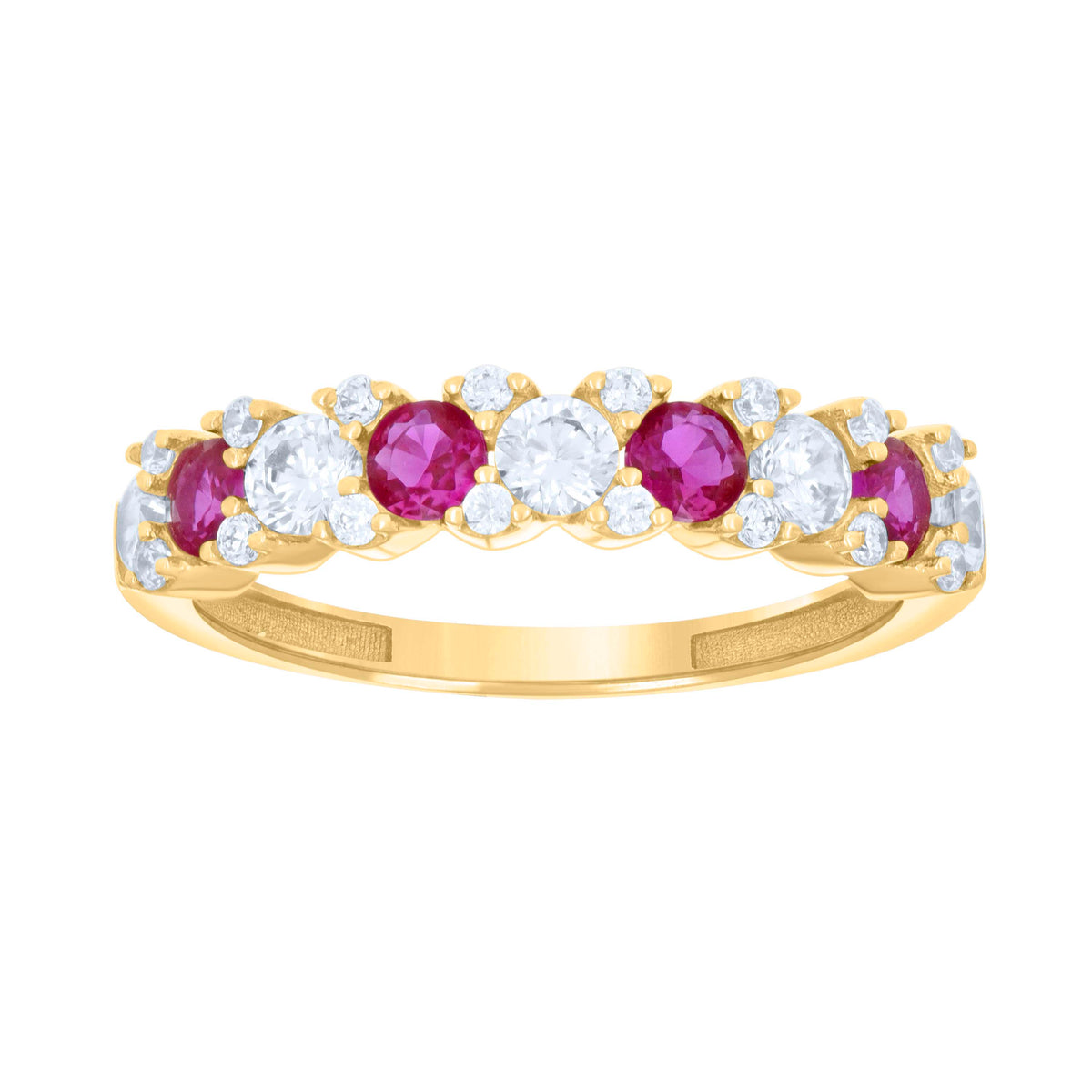 14K Gold Cubic Zirconia Ring