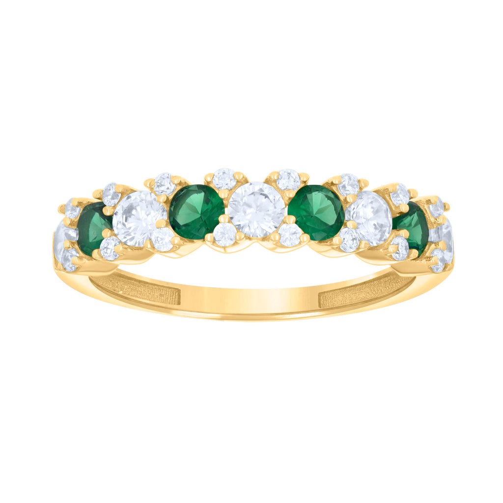 14K Gold Cubic Zirconia Ring