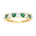 14K Gold Cubic Zirconia Ring