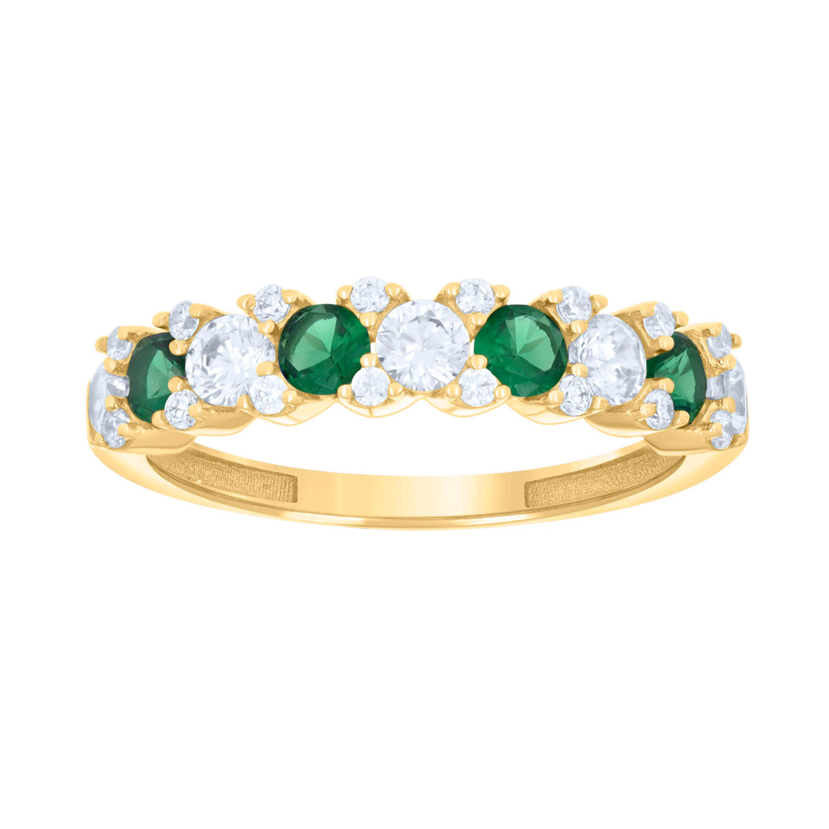 14K Gold Cubic Zirconia Ring
