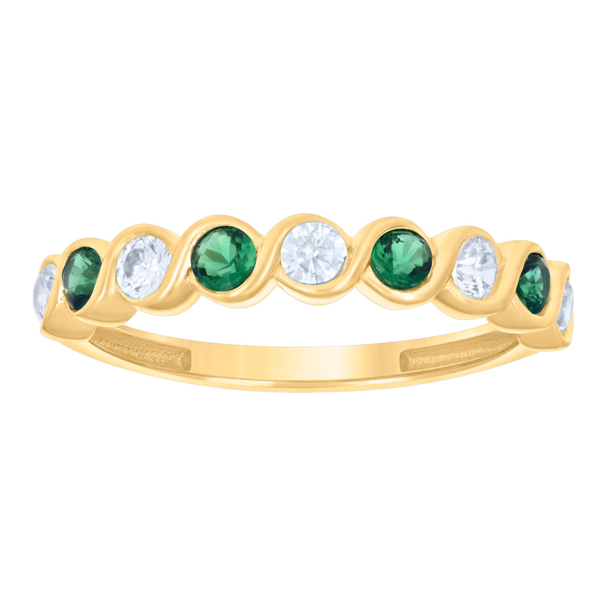 14K Gold Cubic Zirconia Ring
