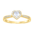 14K Gold Cubic Zirconia Ring