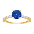 14K Gold Cubic Zirconia Ring