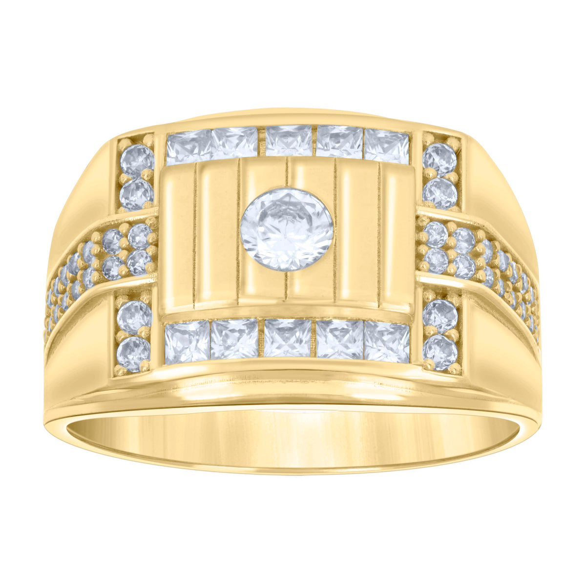 14K Gold Cubic Zirconia Ring