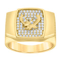 14K Gold Cubic Zirconia Ring