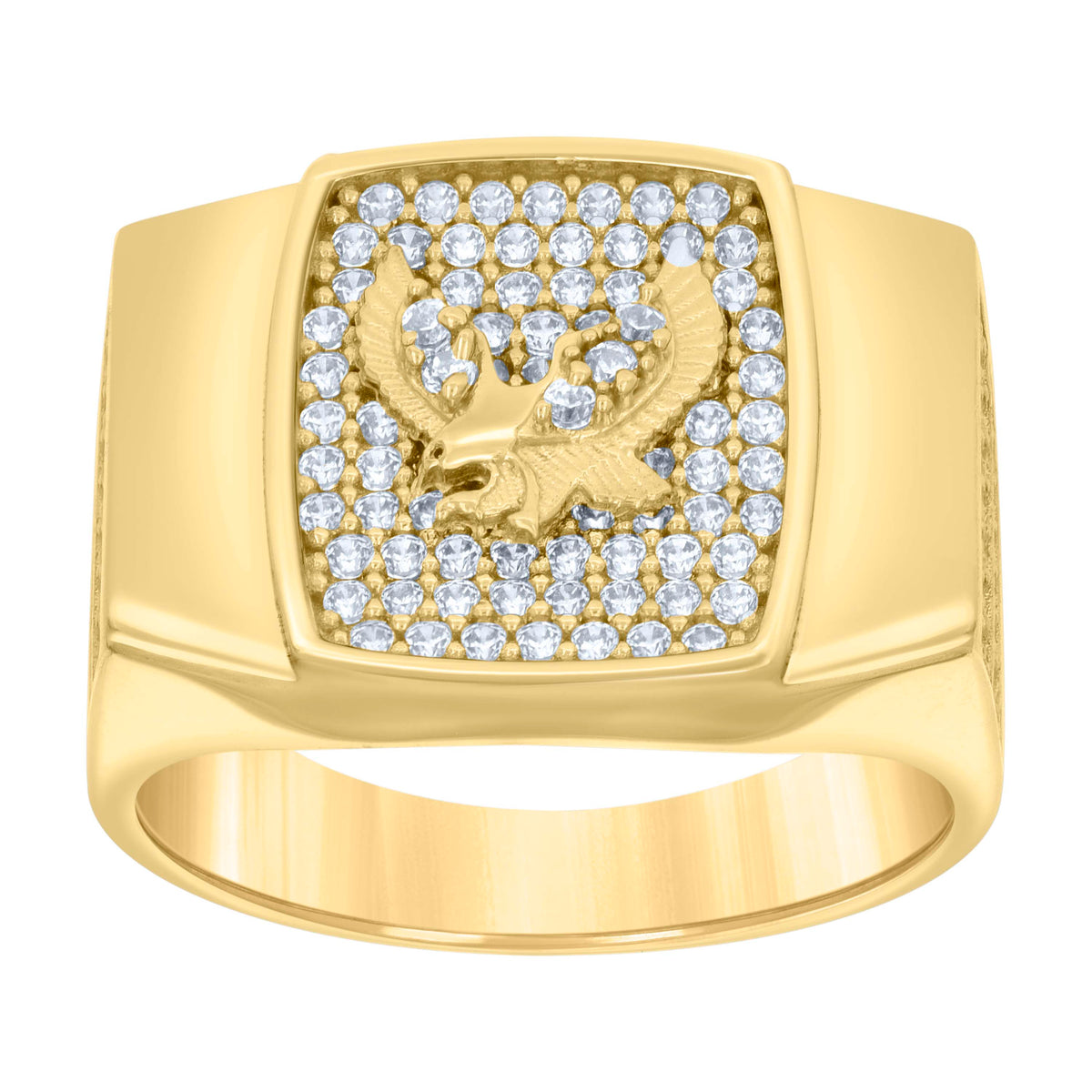 14K Gold Cubic Zirconia Ring