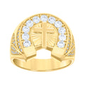 14K Gold Cubic Zirconia Ring