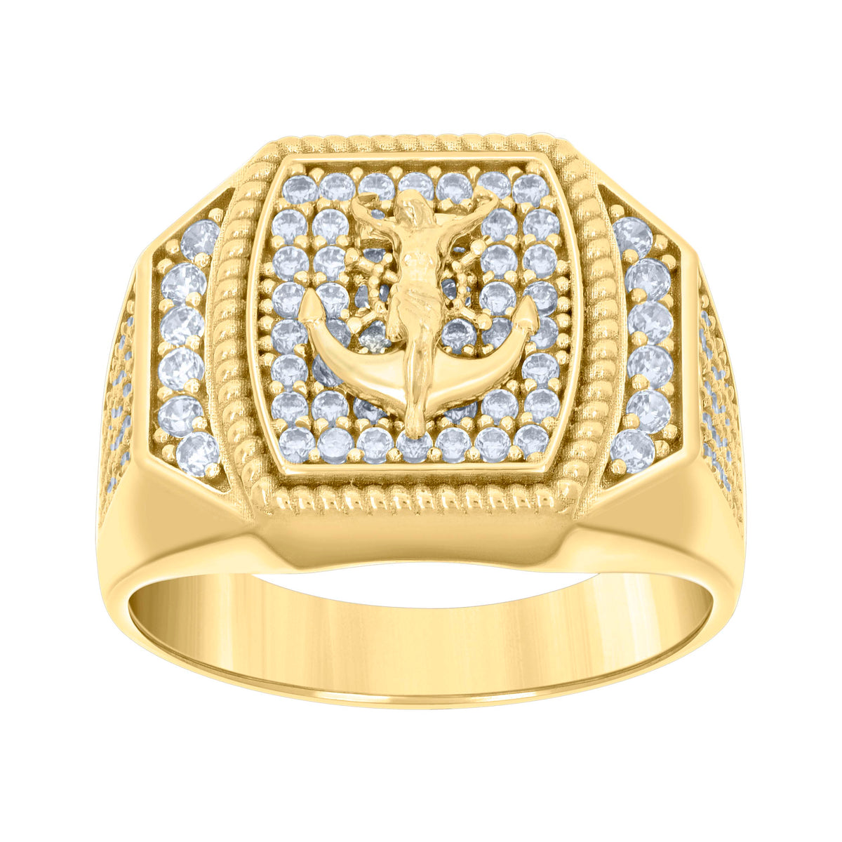 14K Gold Cubic Zirconia Ring