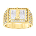 14K Gold Cubic Zirconia Ring