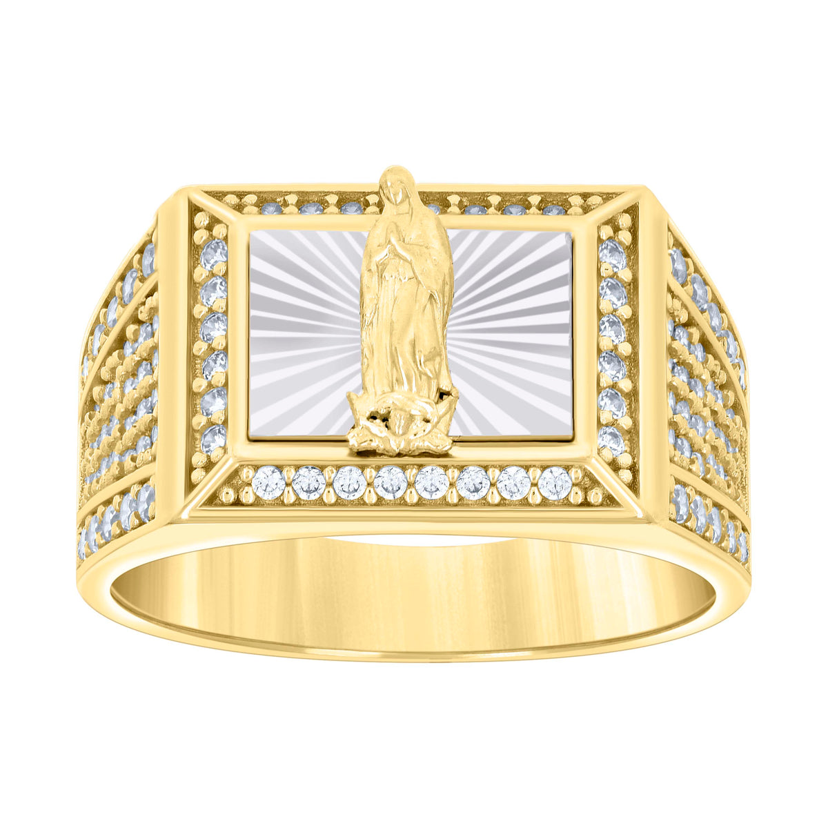 14K Gold Cubic Zirconia Ring