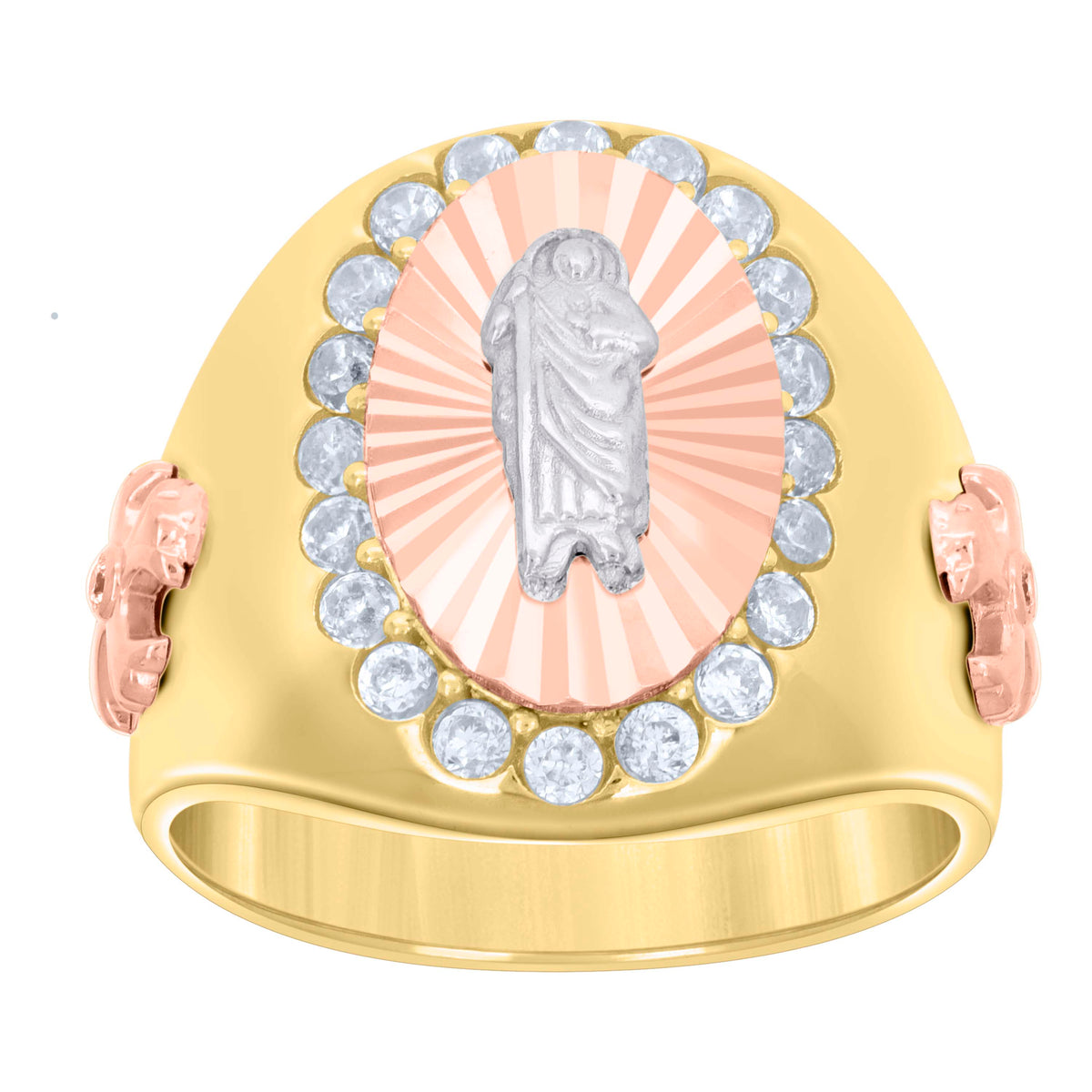14K Gold Cubic Zirconia Ring