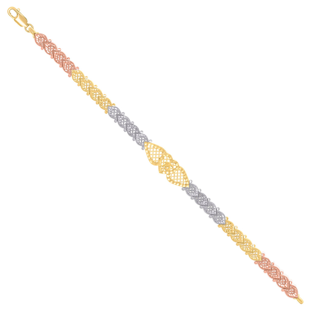 14K Gold Cubic Zirconia Bracelet