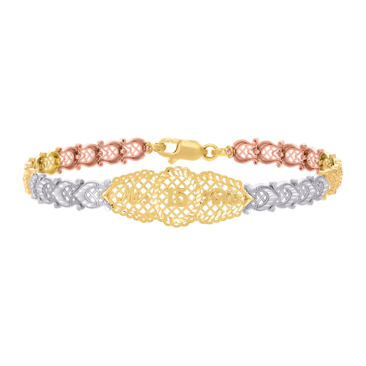 14K Gold Cubic Zirconia Bracelet