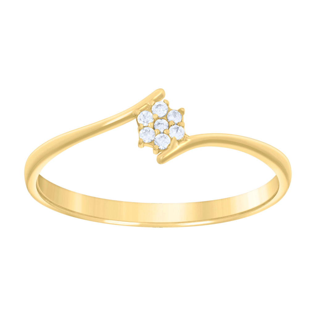 14K Gold Cubic Zirconia Ring