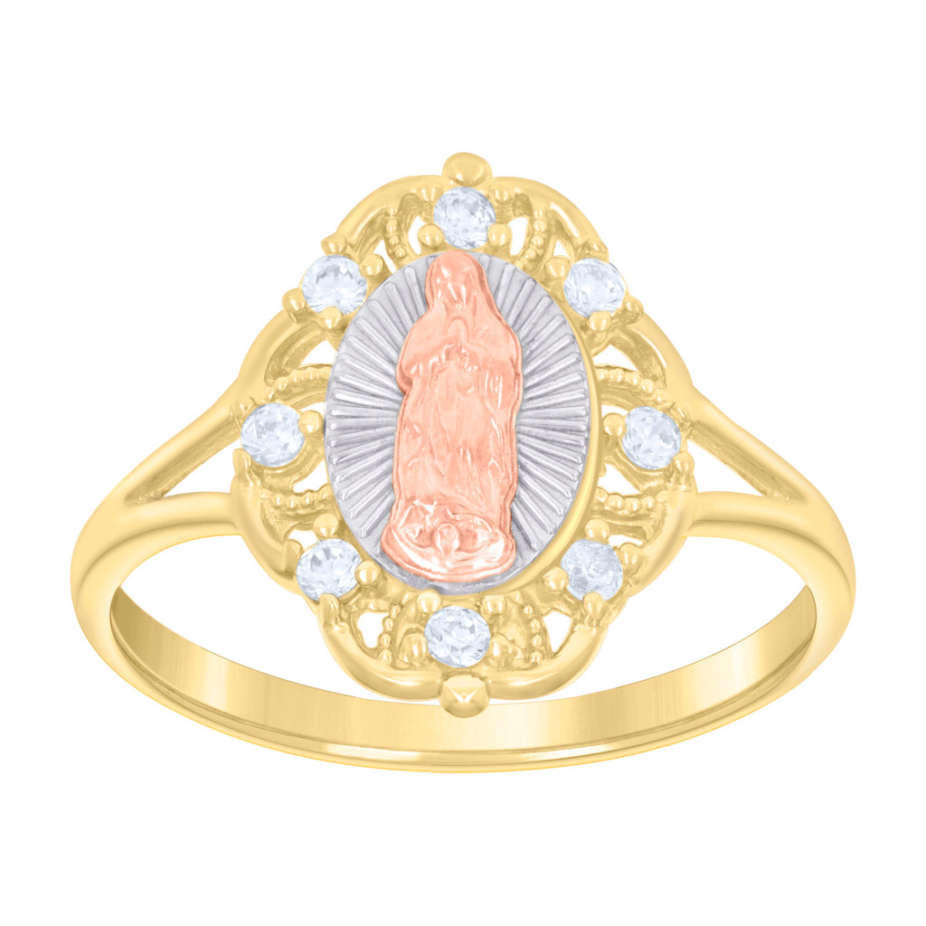 14K Gold Cubic Zirconia Ring