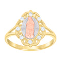 14K Gold Cubic Zirconia Ring