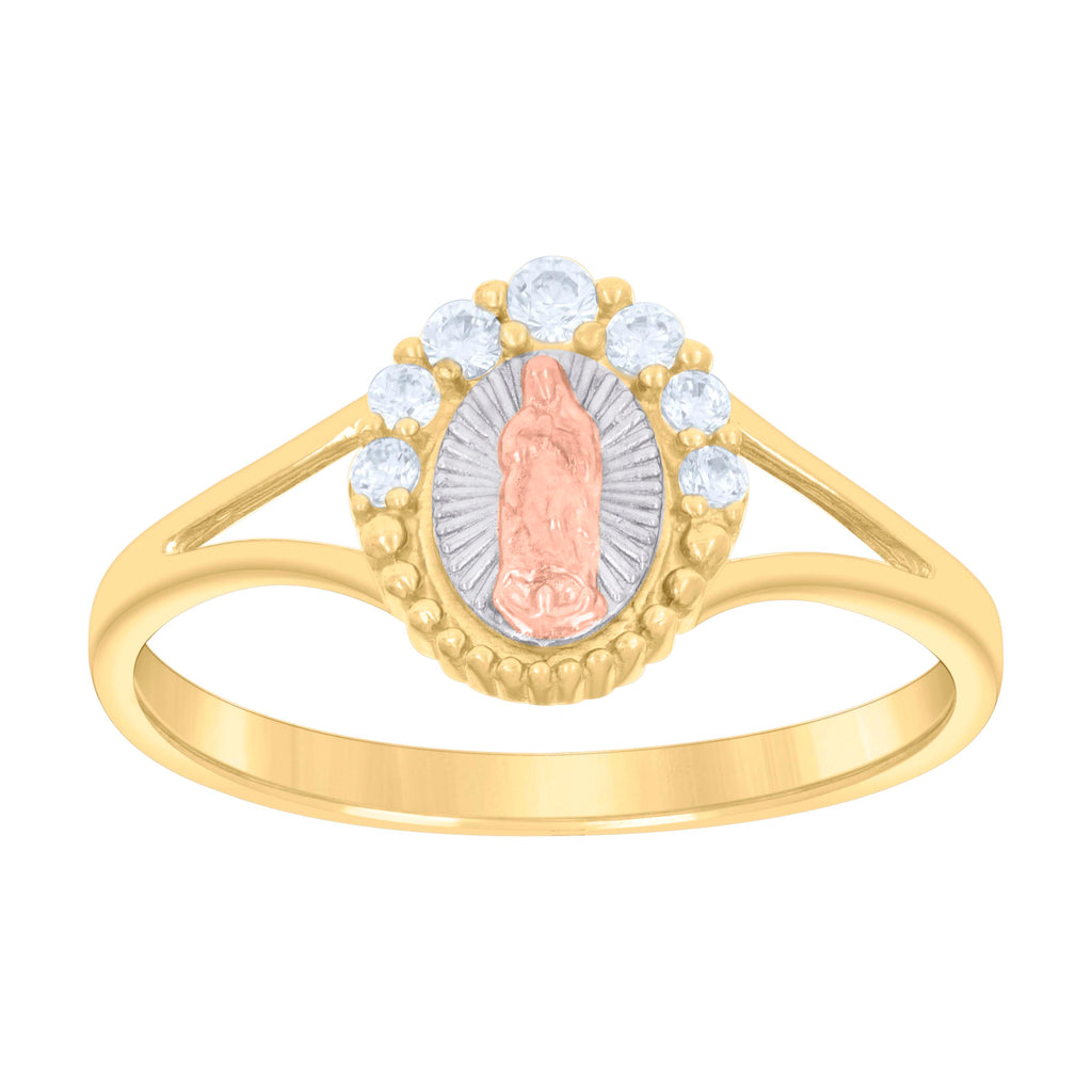 14K Gold Cubic Zirconia Ring
