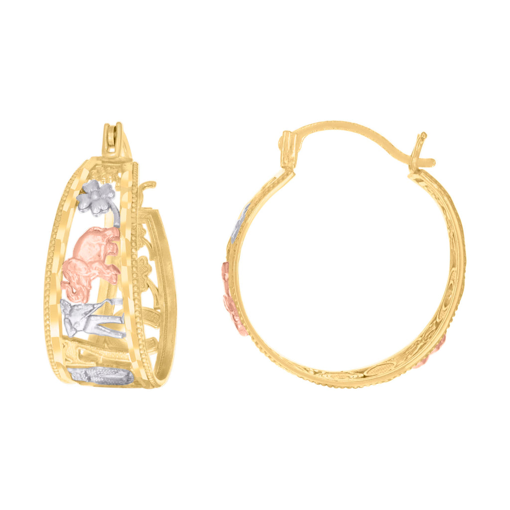 14K Gold Earring