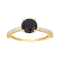 14K Gold Cubic Zirconia Ring