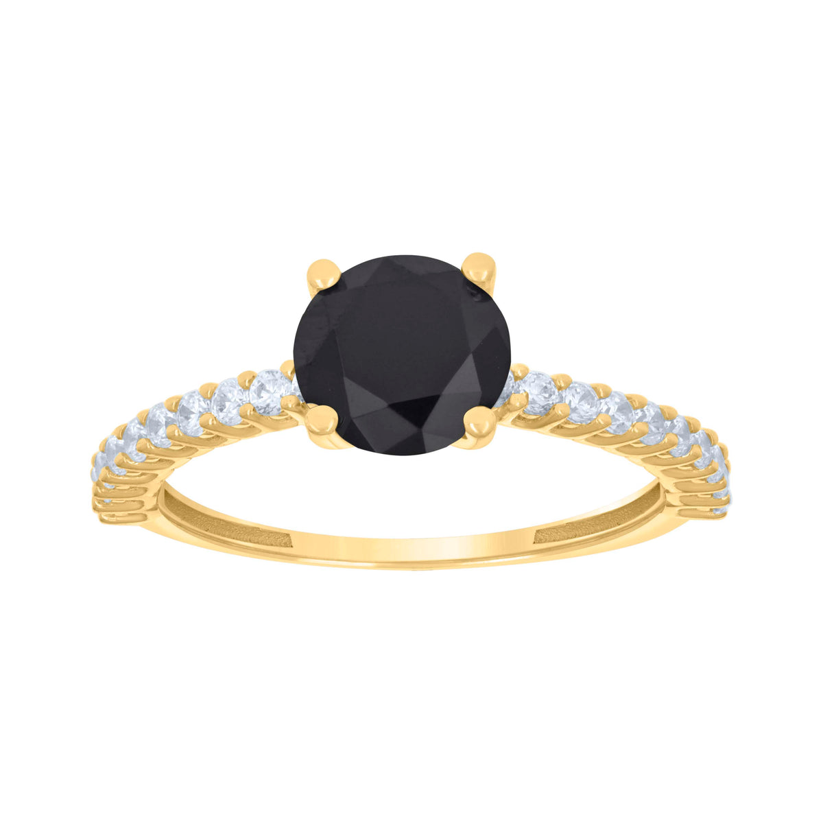 14K Gold Cubic Zirconia Ring