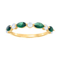 14K Gold Cubic Zirconia Ring