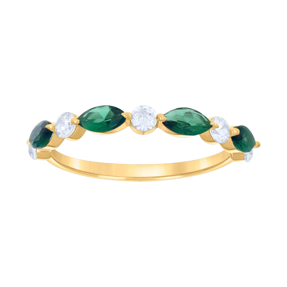 14K Gold Cubic Zirconia Ring