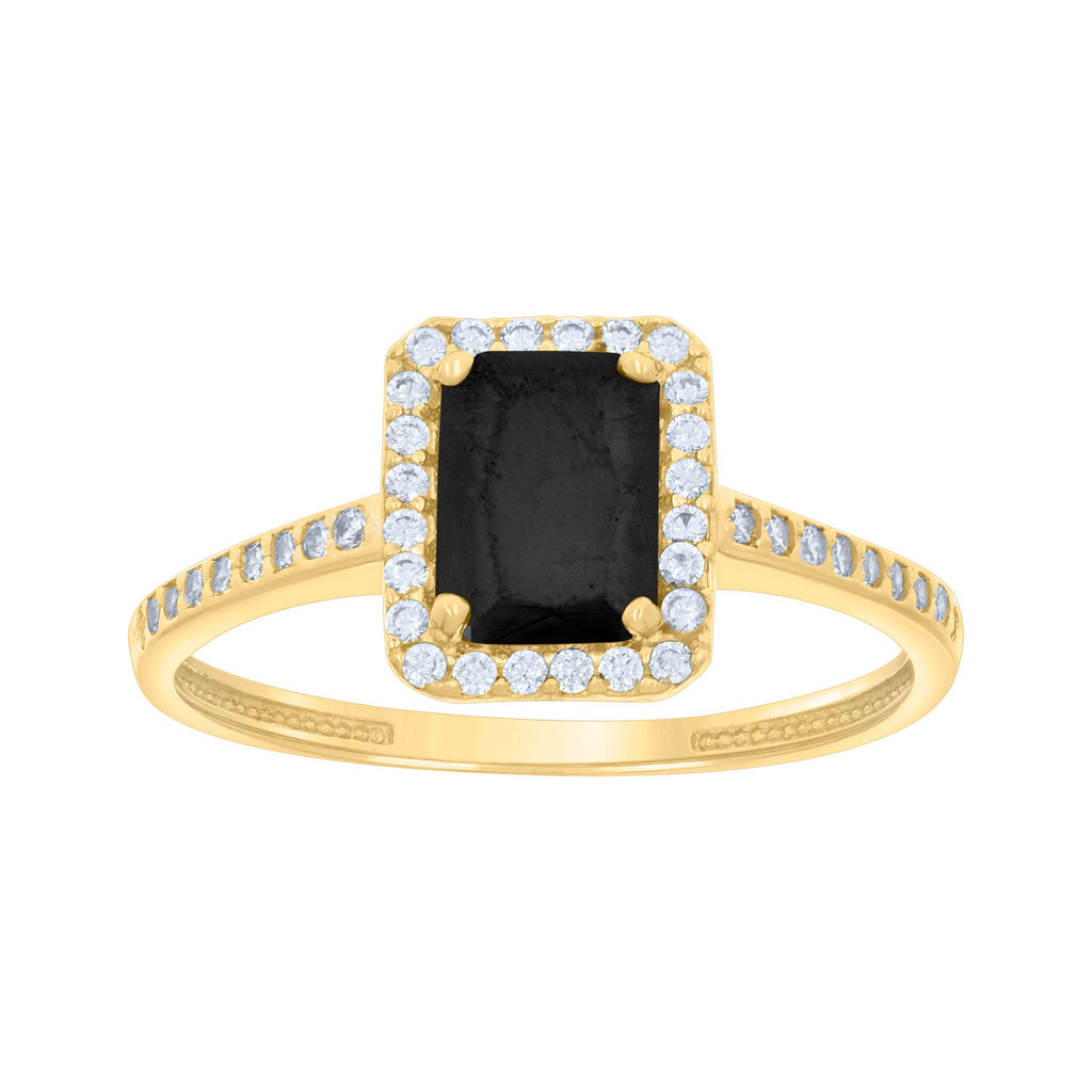 14K Gold Cubic Zirconia Ring