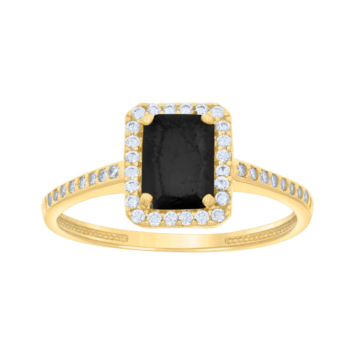 14K Gold Cubic Zirconia Ring