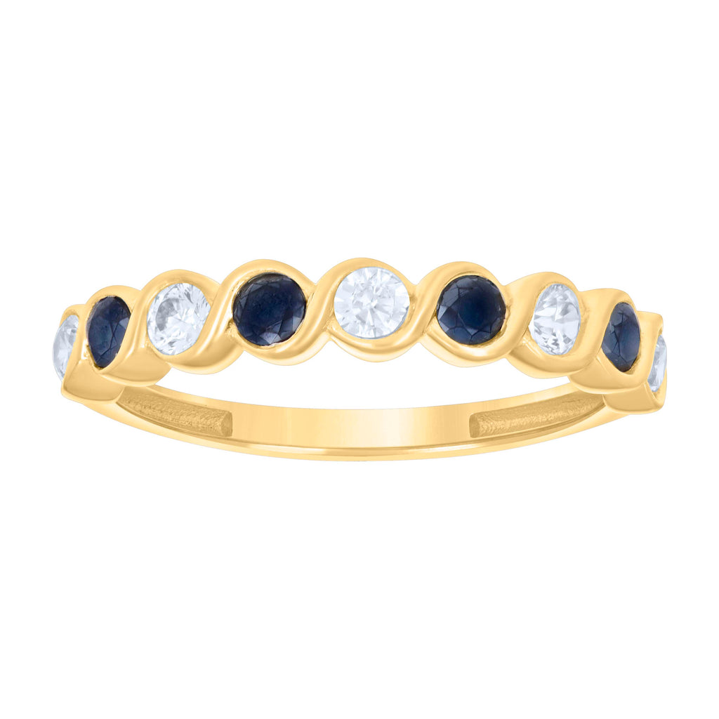 14K Gold Cubic Zirconia Ring